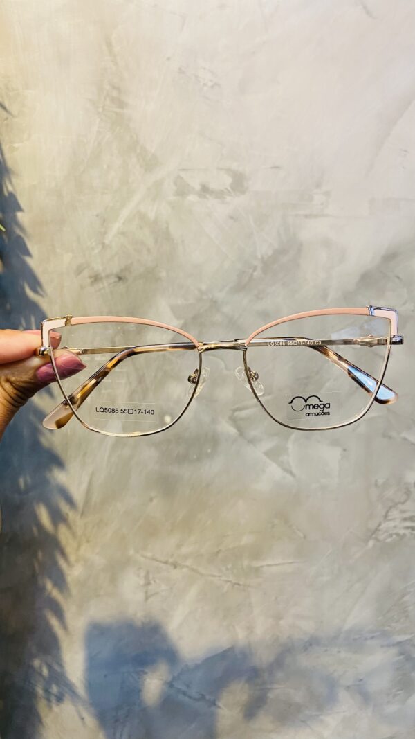 Armação: Gatinho Rosé Gold – LQ5085 - Image 3